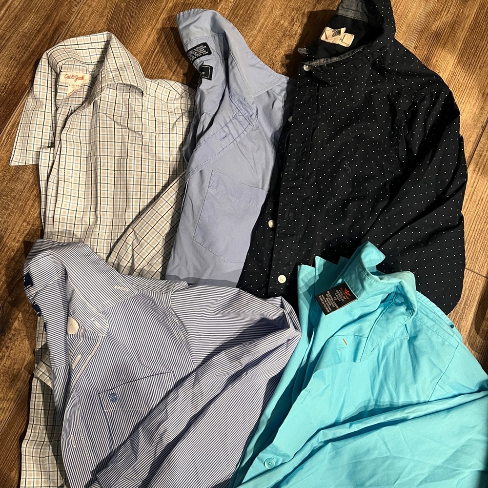 Boys dress shirts size 10/12